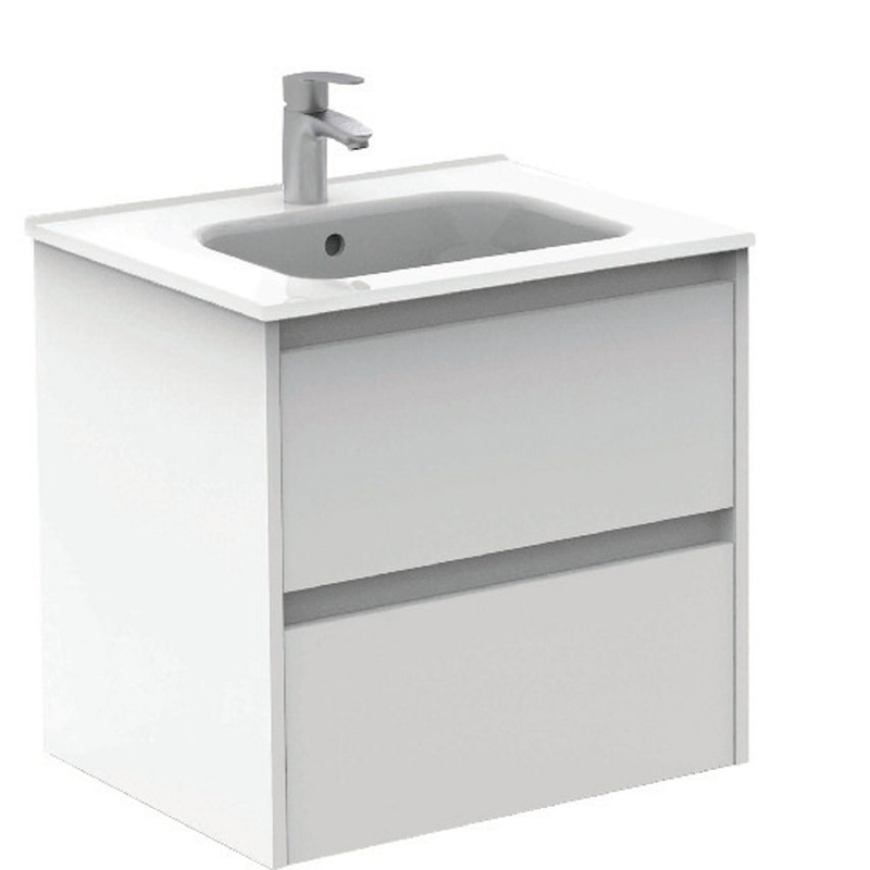 Smart Gloss White 2 Drawer 60cm Vanity U