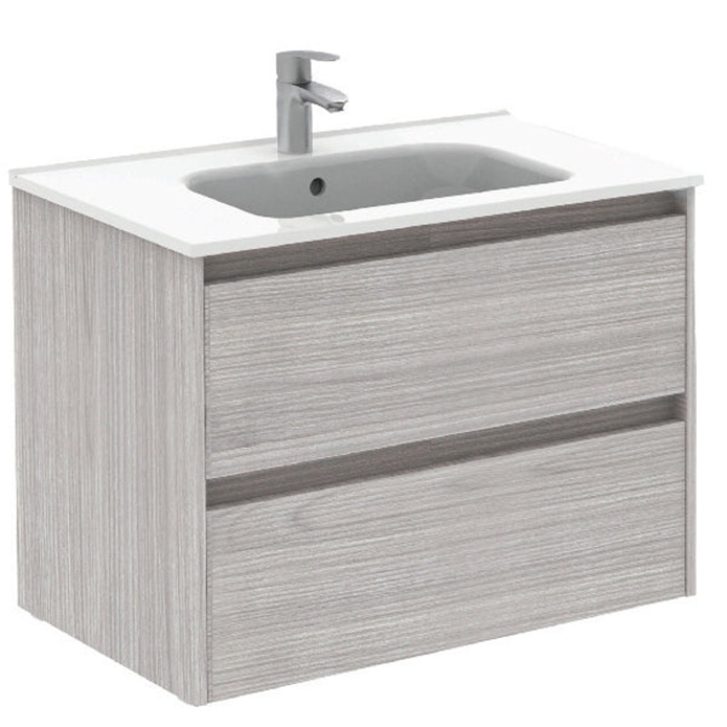 Smart Sandy Grey 2 Drawer 80cm Vanity Un
