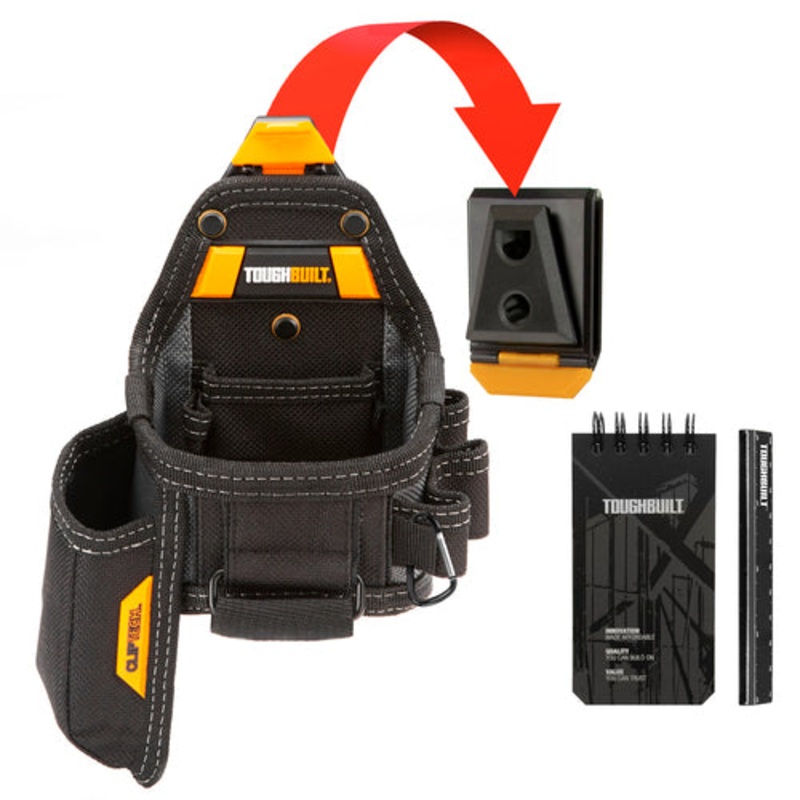 Toughbuilt Tape/Knife Pouch & Notebook & Penc