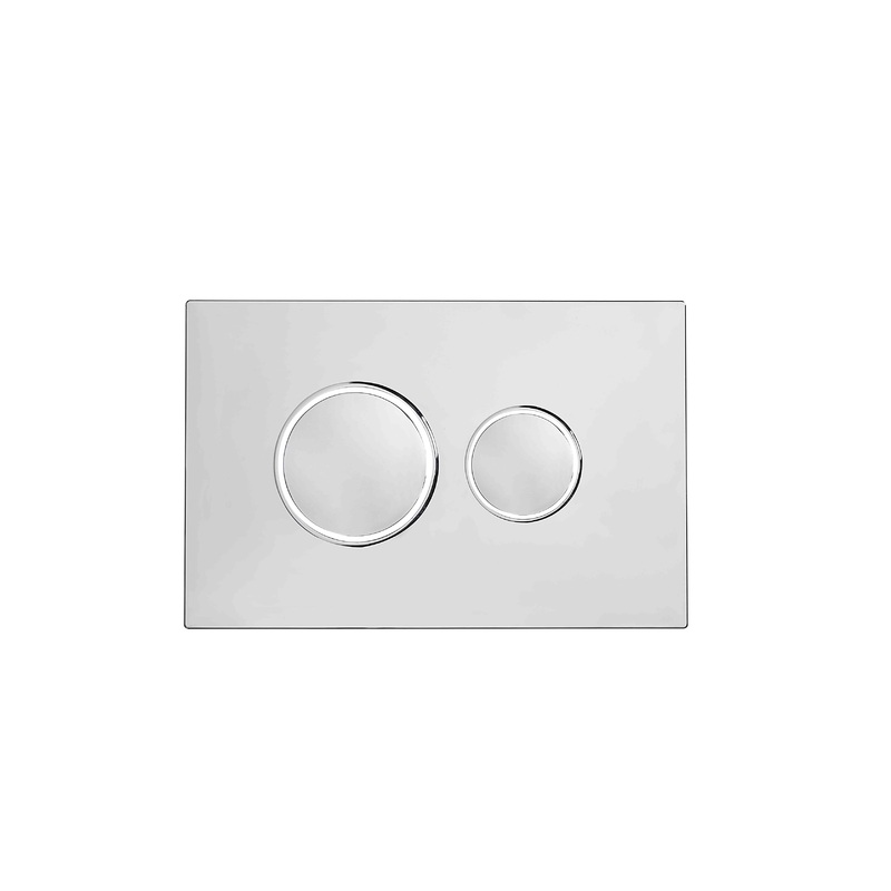 Traditional Flush Push Plate – Chrome