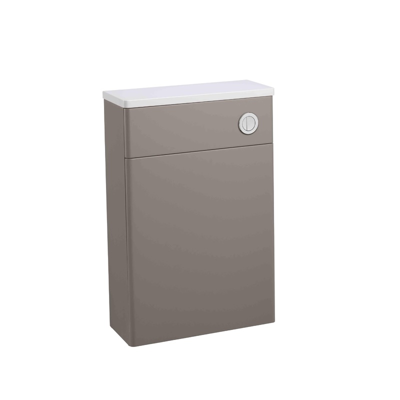 560mm Curve Fronted Back to Wall Unit – Stone