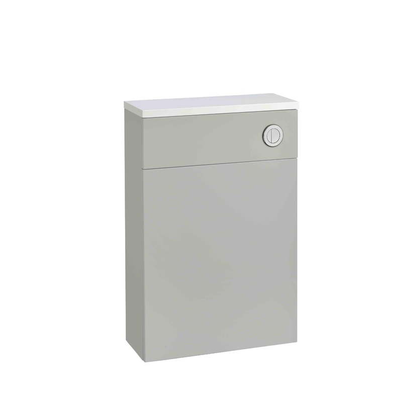 560mm Flat Fronted Back to Wall Unit – Light