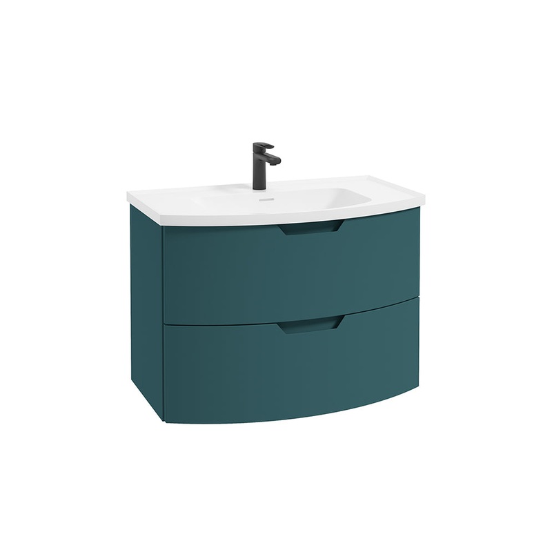 Arc 80cm 2 Drawer Wall Hung Vanity Unit