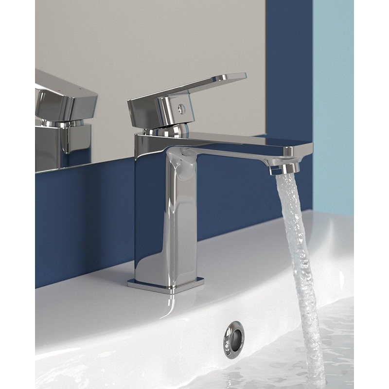 Cube Basin Mixer