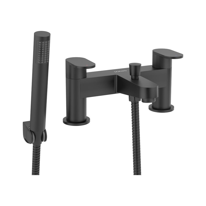 Norfolk Bath Shower Mixer Matt Black