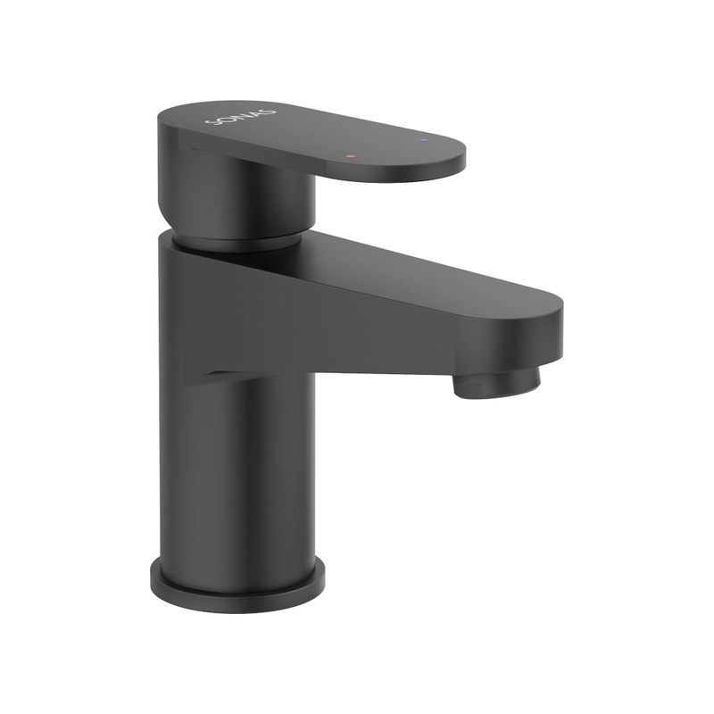 Norfolk Eco Flow Basin Mixer Matt Black