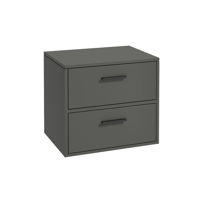 Finland 60cm Unit with Countertop Black