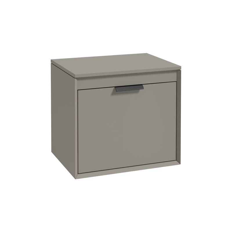 Fjord 60cm Unit with Countertop Black Ha