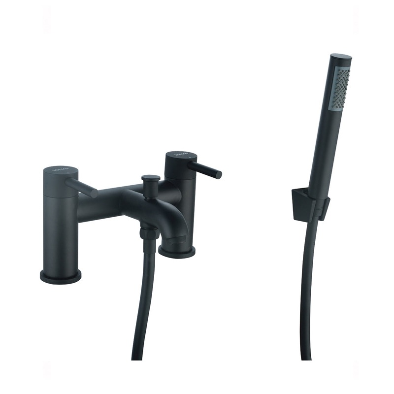 Harrow Black Bath Shower Mixer