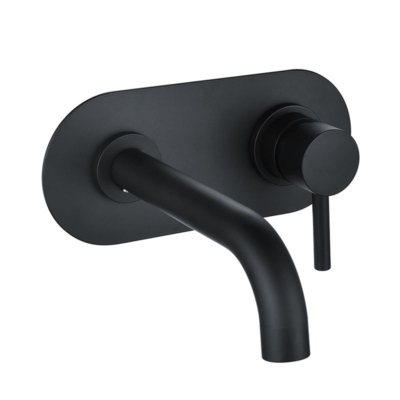 Harrow Black Wall Mounted Basin Mixer