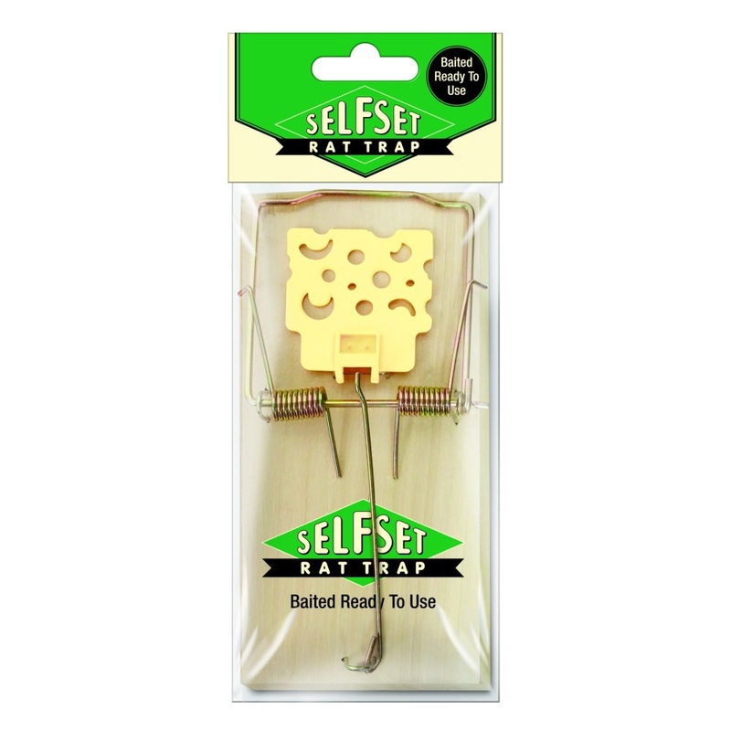 Self Set Wooden Rat Trap – TVS110