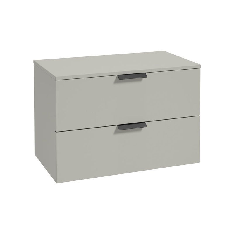 Stockholm 80cm Unit with Countertop Blac