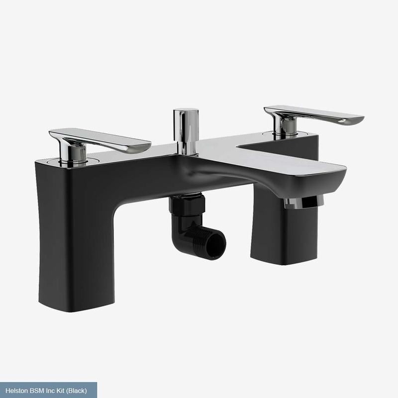 Eastbrook Helston Gloss Black Bath Shower Mixer Tap