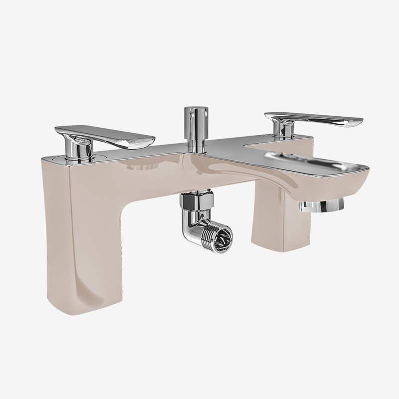 Eastbrook Helston Gloss Cappuccino Bath Shower Mixer Tap – Inc Kit