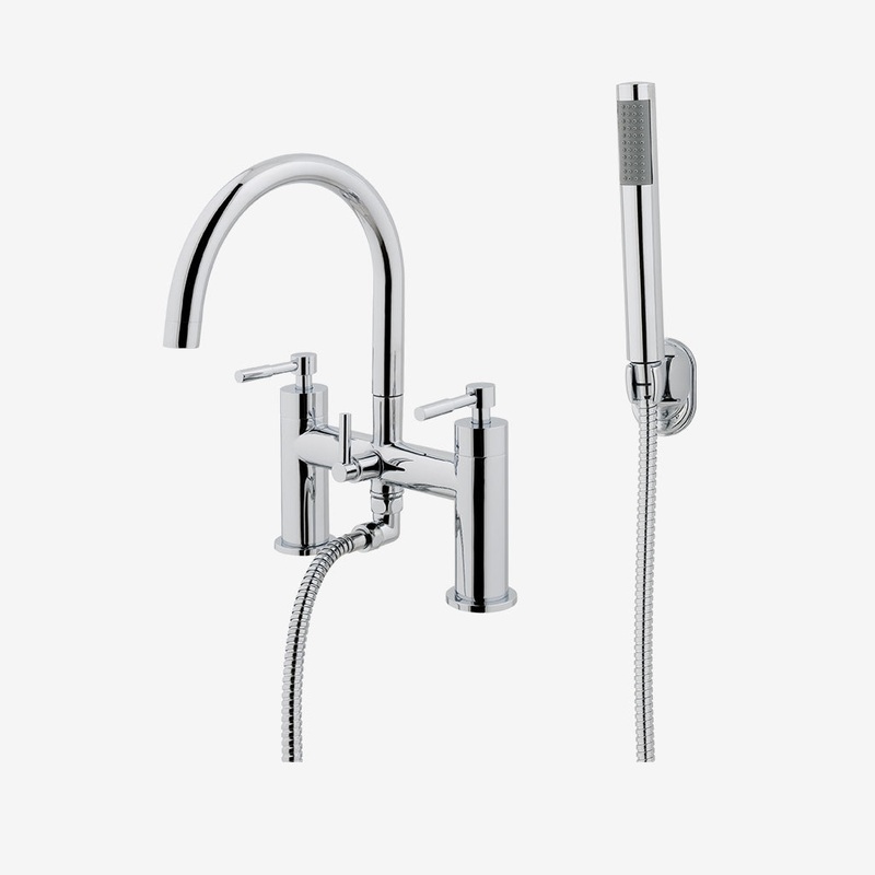 Eastbrook Leith Chrome Bath Shower Mixer Tap – Inc Kit