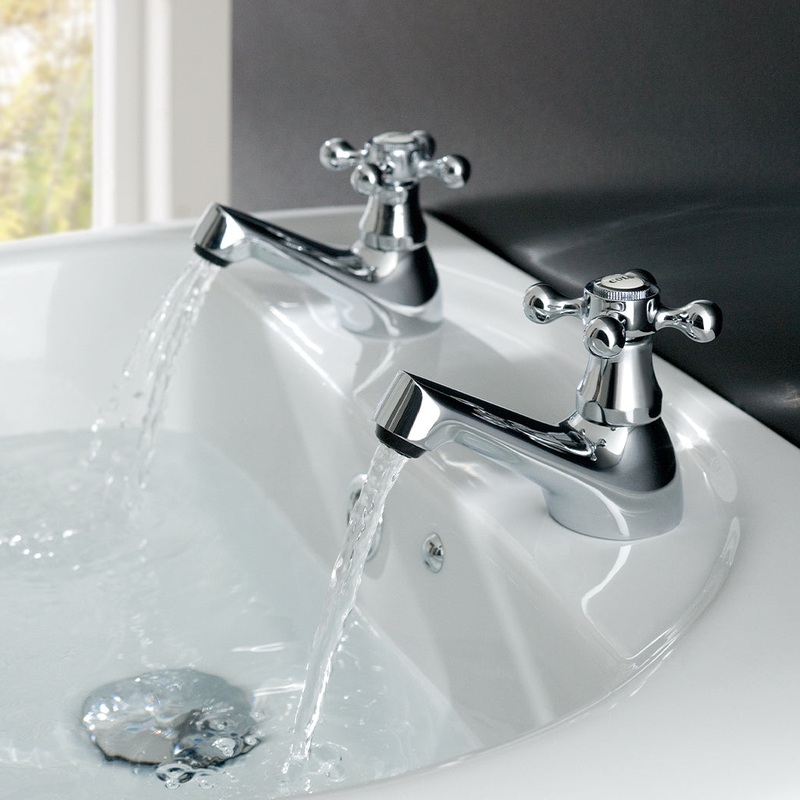 Eastbrook Stenhouse Chrome Basin Taps