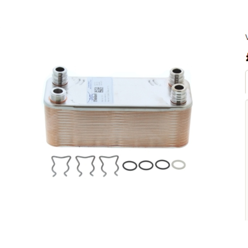 VAILLANT AQUA PLUS VUI 362-7 R3 DHW HEAT EXCHANGER KIT (28 PLATES) 064724 (BRAND NEW)