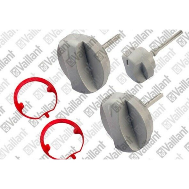 VAILLANT ECOTEC PLUS & PRO SET OF 3 CONTROL KNOBS  0020074963 (BRAND NEW)