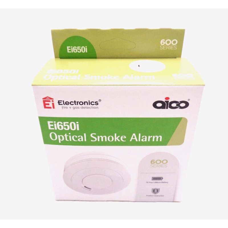 Aico Ei650i Optical Smoke Alarm – brand new (Expiry 2033)