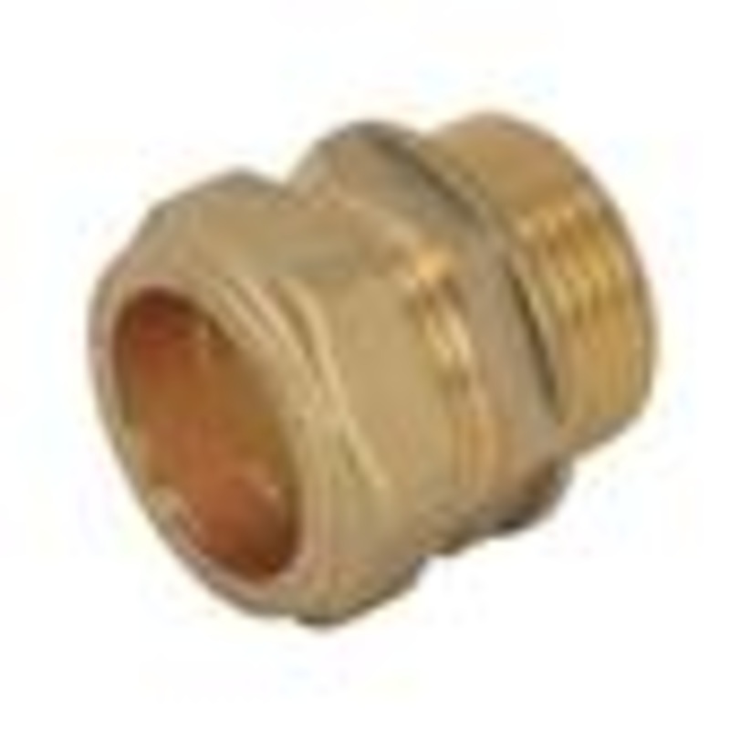 COMPRESSION 15MM X 1/2 STRAIGHT CONNECTOR MALE IRON