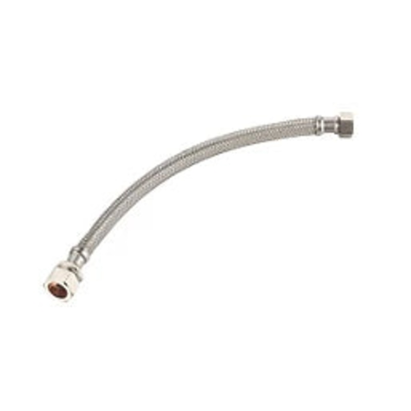 Flexible Tap Connector 15mm x 1/2 x 300mm
