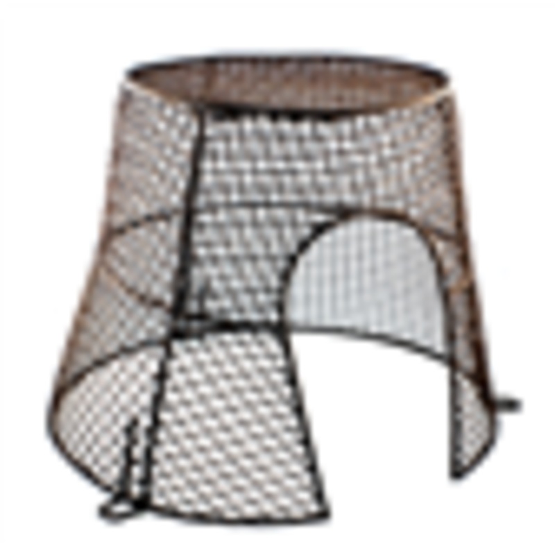 ROUND FLUME GUARD PLASTIC 11 x 9 PLASTIC COATED