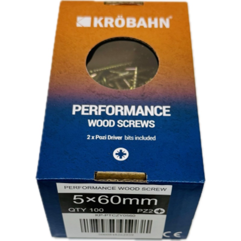KB-PTCZY0560 Performance Wood Screws – 5 X 60Mm