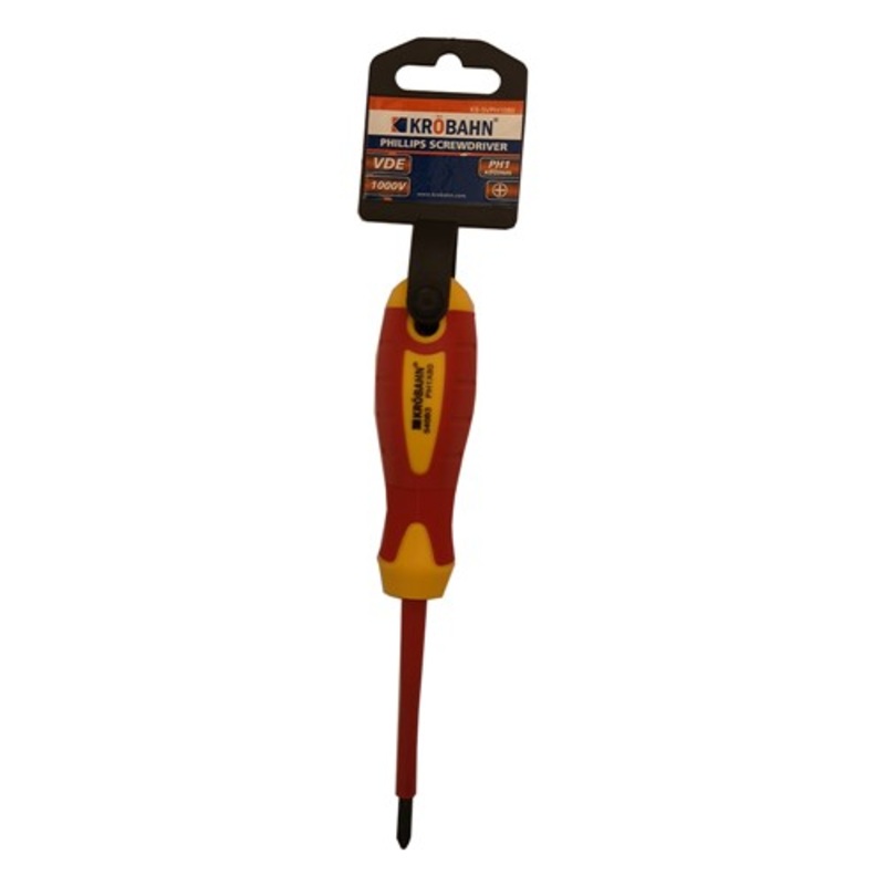 KB-SVPZ1080 Krobahn Vde Pozidriv Screwdriver – Pz1 X 80Mm