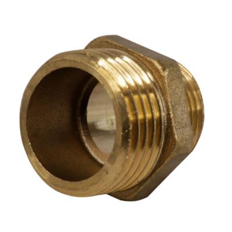 THREAD 1 x 3/4 Reducing Hex Nipple Item No. BRHNR-FE
