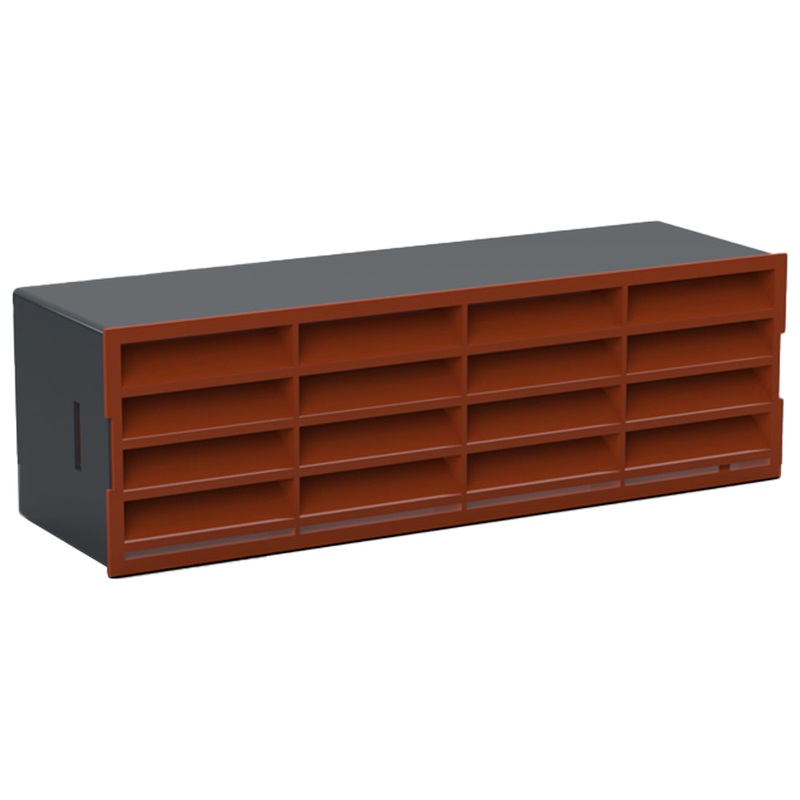 204x60mm – Single airbrick complete – Terracotta – VP