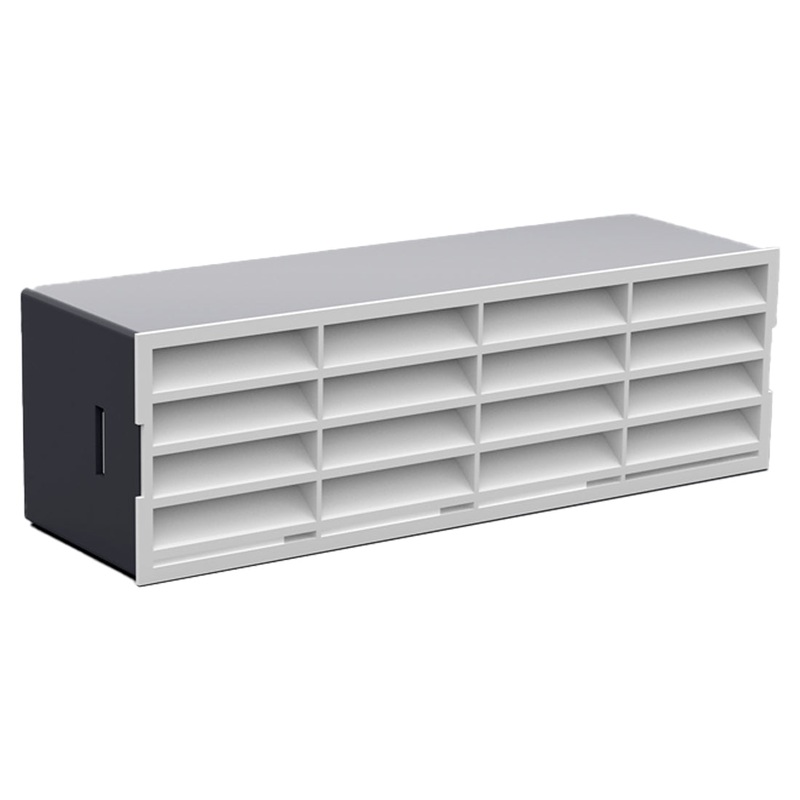 204x60mm – Single airbrick complete – white – VP