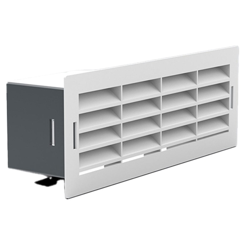204x60mm – Single airbrick with White Grill & Surround – VP
