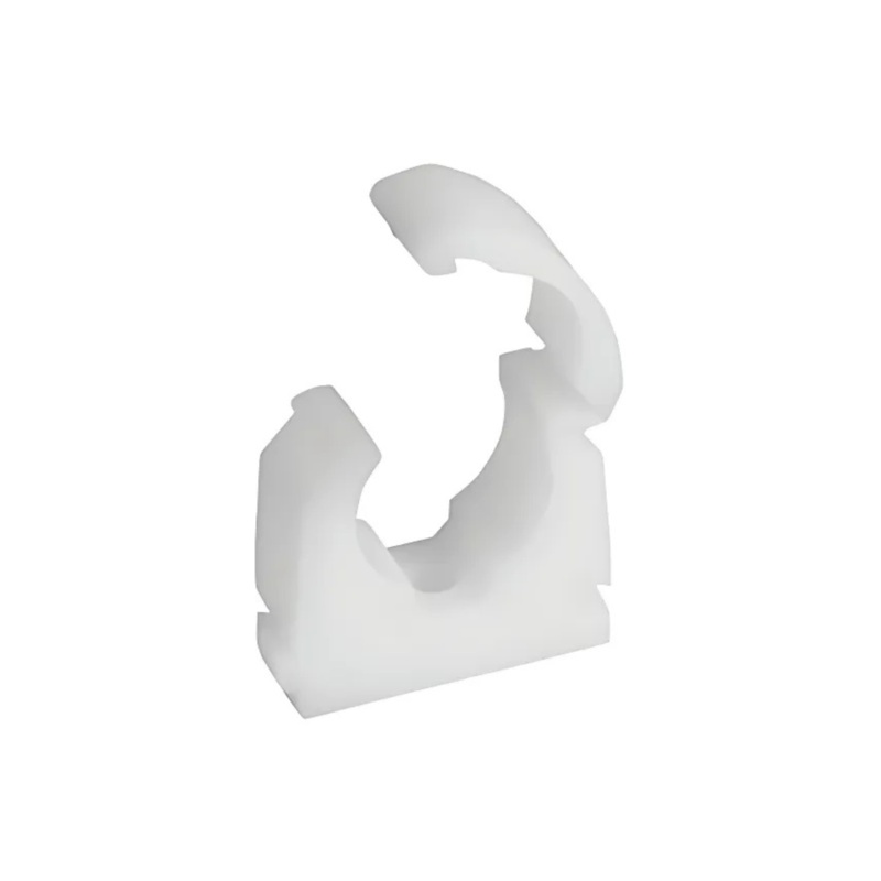 10mm Single Hinged Pipe Clip – Talon (White) – TS10