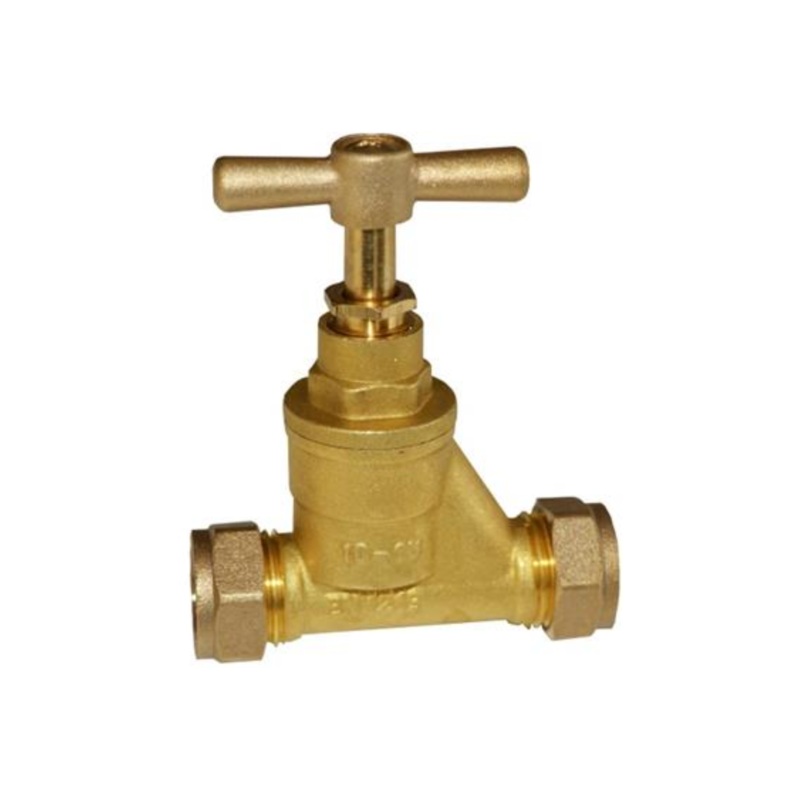 15mm Genbra BS Stop Tap (Bronze)  BFST-15