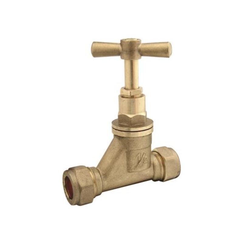 15mm Genbra DZR BS Stop Tap (Bronze)  BFSTDZR-15