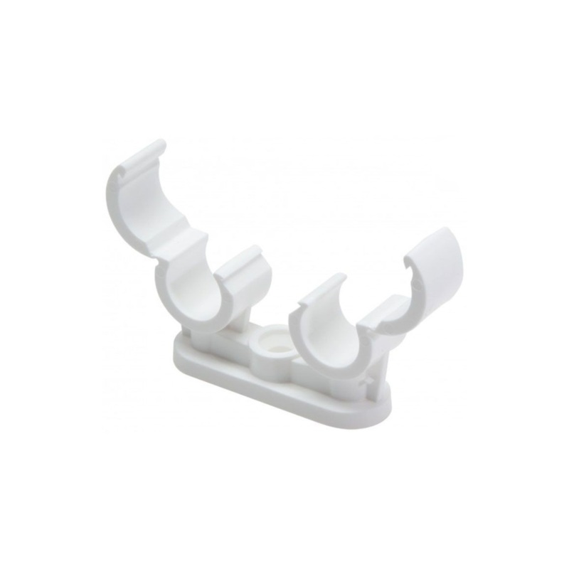 15mm QuickLock Double Clip – Talon (White) – QD15