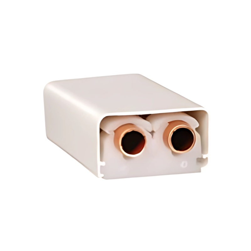 15mm x 3m Double Pipe Cover – Talon (White) – CVD15/3M