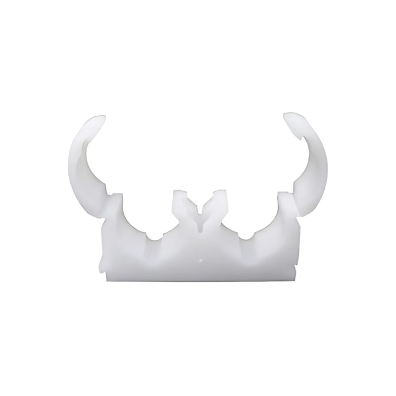 22mm DoubleHinged Pipe Clip – Talon (White)  TD22