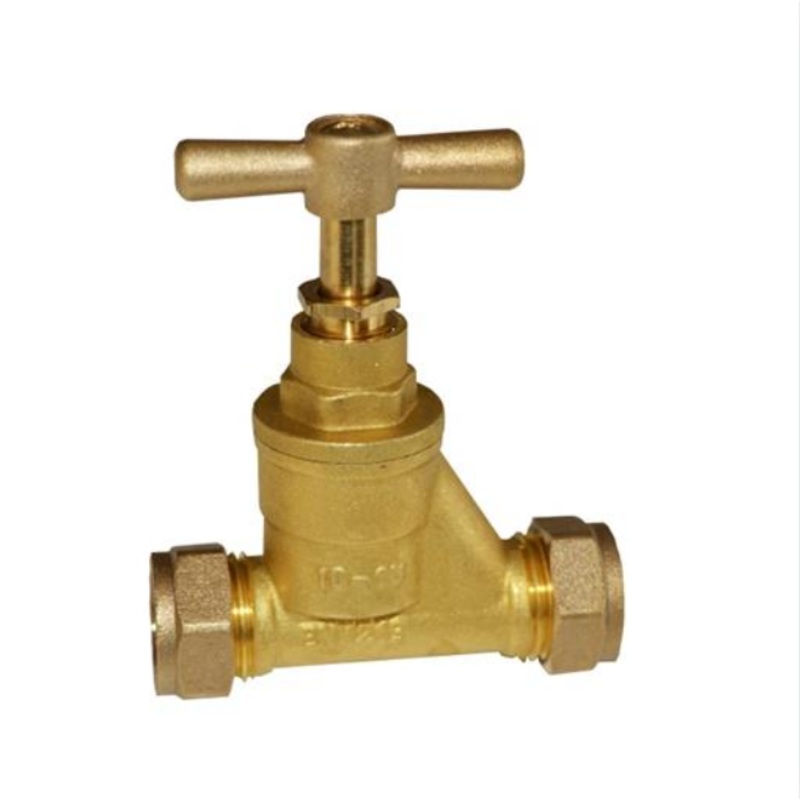 22mm Genbra British Standard Stop Tap (Brass)  BFST-22