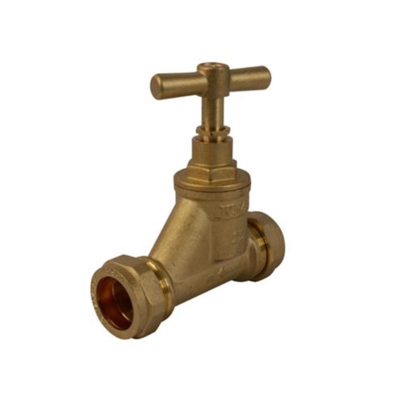 25mm x 25mm GenbraMDPE Stop Tap (Brass)  BFST-2525