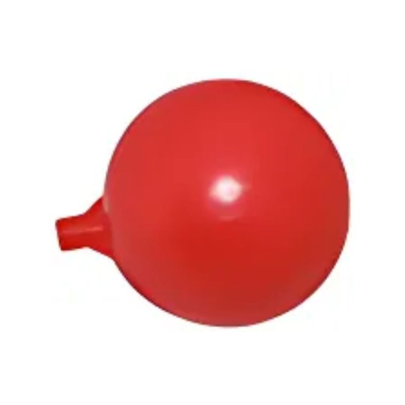 6 Genbra Ball Float with Brass Insert (Red)  BFBVPF6