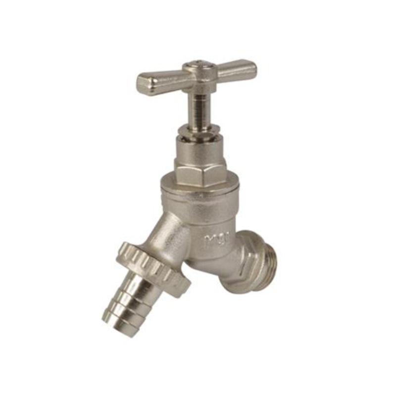 BSP Genbra Hose Union Bib Tap Chrome-Plated (Brass)  BFHUBCP-D