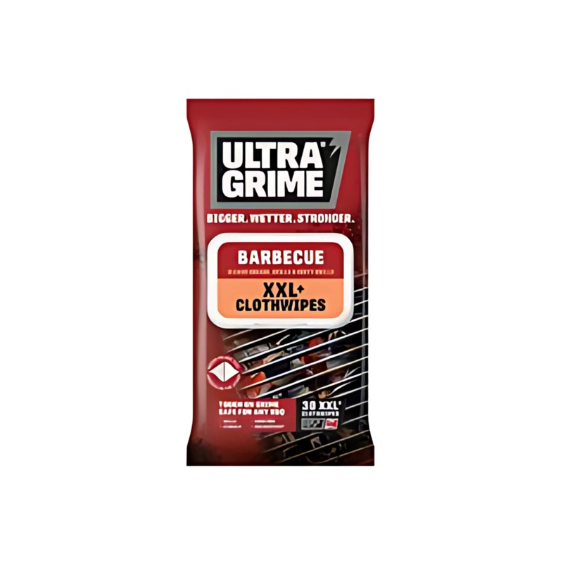 Pack of 30 Life BBQ Wipes – UltraGrime (White) – 5450