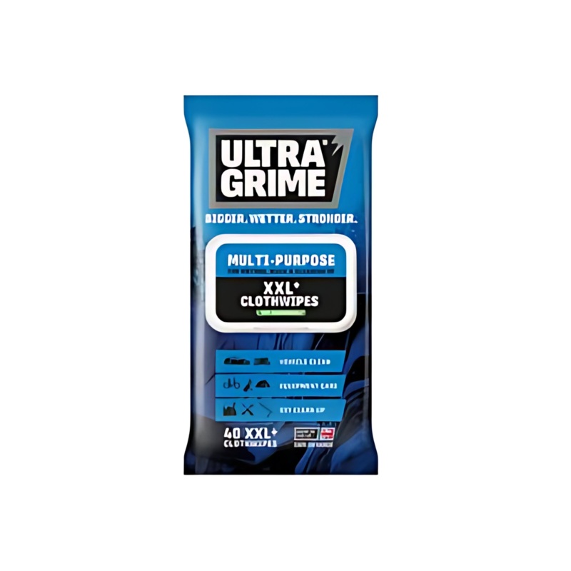 Pack of 40 Life Multi-Purpose Original Wipes – UltraGrime (White) – 5411