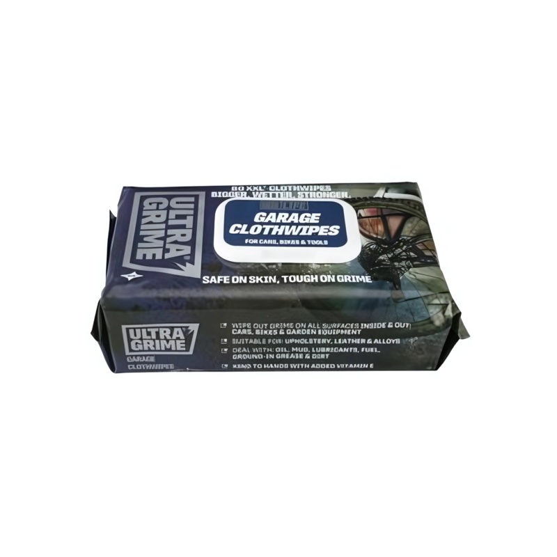 Pack of 80 Life Garage Wipes – UltraGrime (White) – 5630