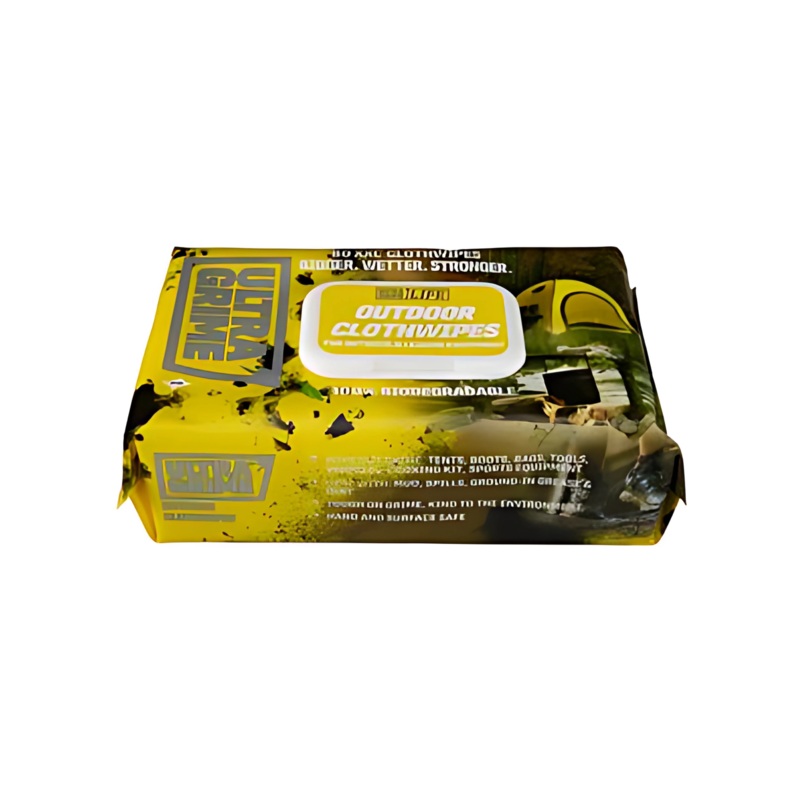 Pack of 80 Life Outdoor Wipes – UltraGrime (White) – 5660