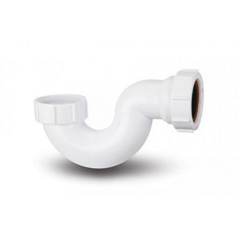 Bath Trap 40mm with 20mm Seal White