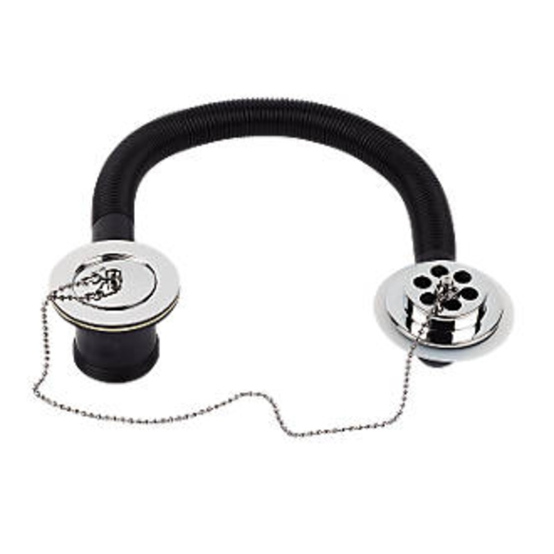 Bath Waste With Chrome Plug & Chain