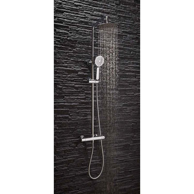 Middleton Round Rigid Riser Shower
