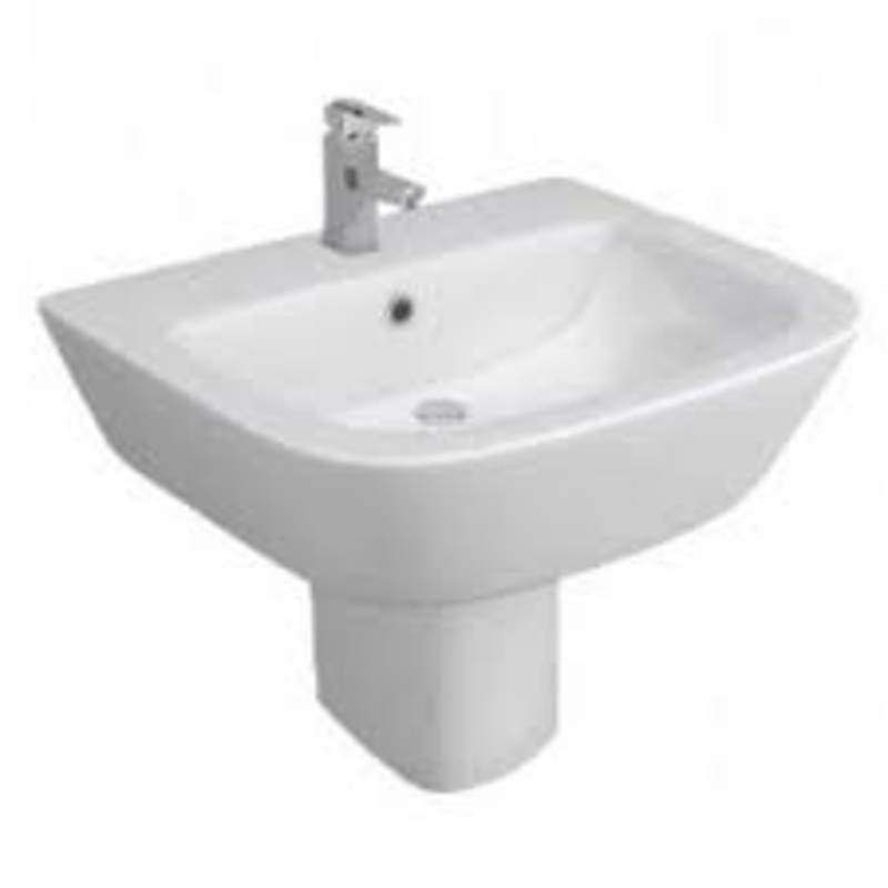 Project Square Basin & Semi Pedestal – 1 Tap Hole